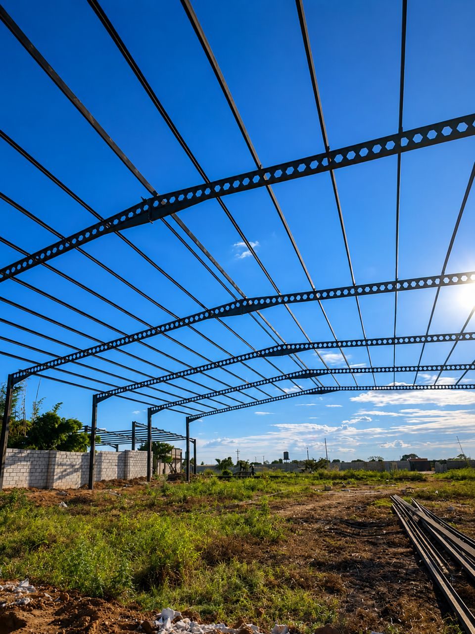 Large-span steel warehouse framework project in Zambia